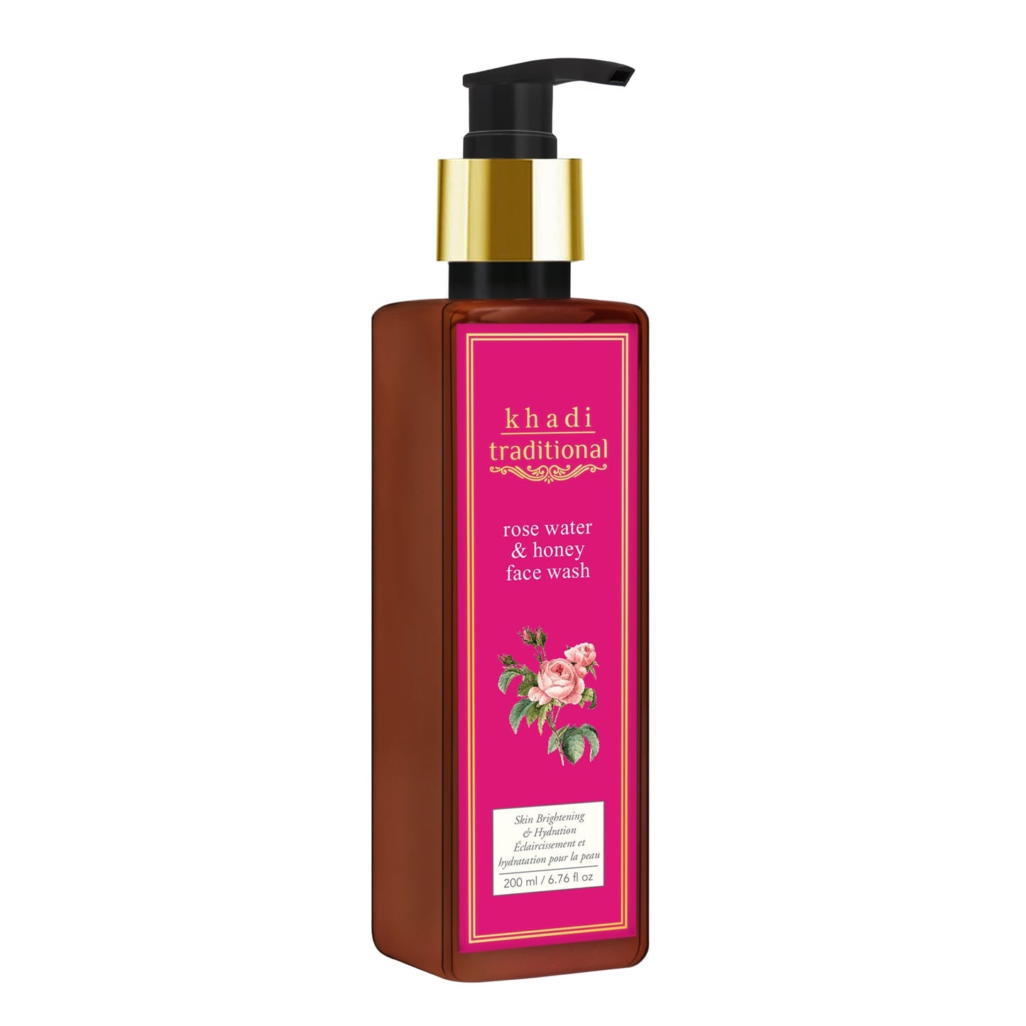 Khadi Traditional Rose Water & Honey Face Wash