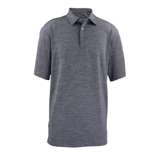 Heather Stripe Polo