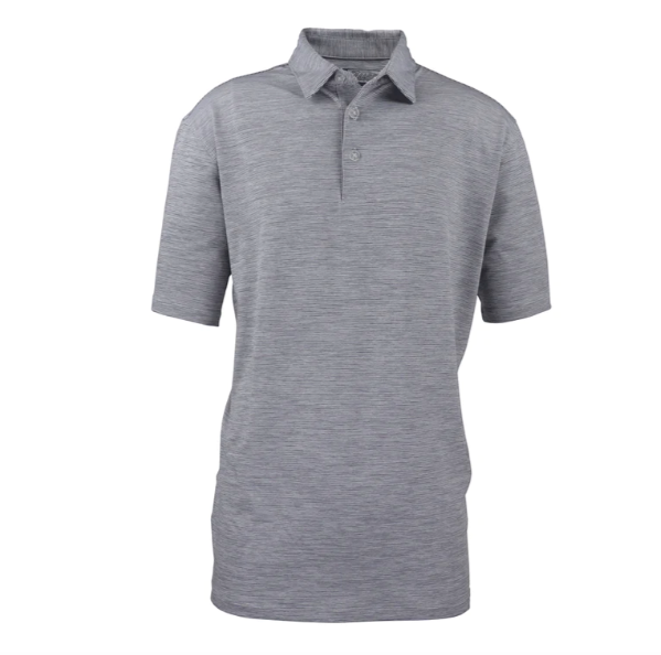 Heather Stripe Polo