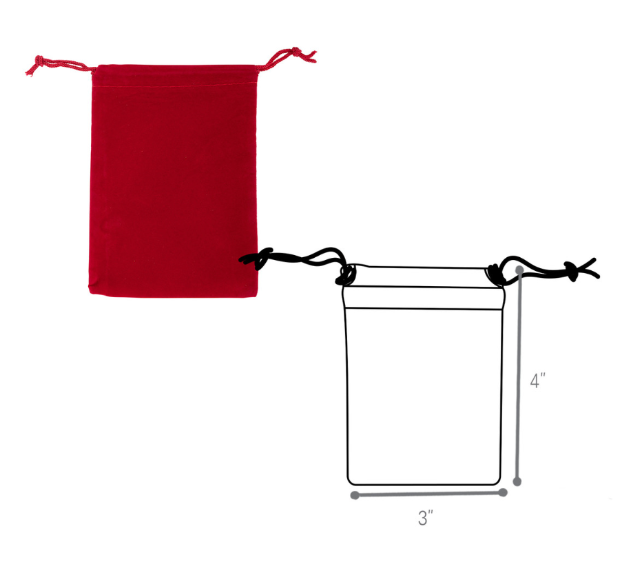 Red Velveteen Pouches
