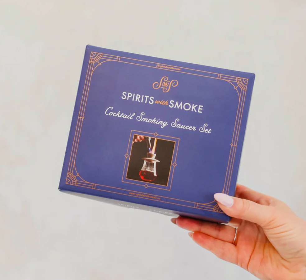 Cocktail Smoking Saucer Set