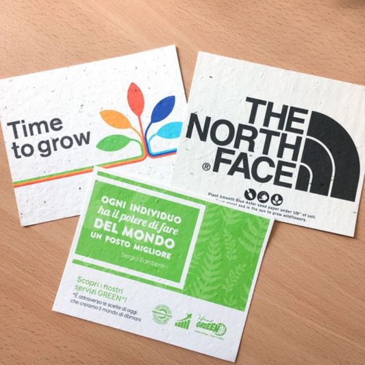 Double-Sided Small Seed Paper Panel Card (4" X 5")