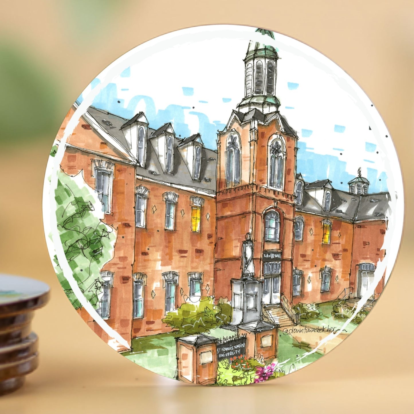 Artisan City Sketch Coasters - Nova Scotia