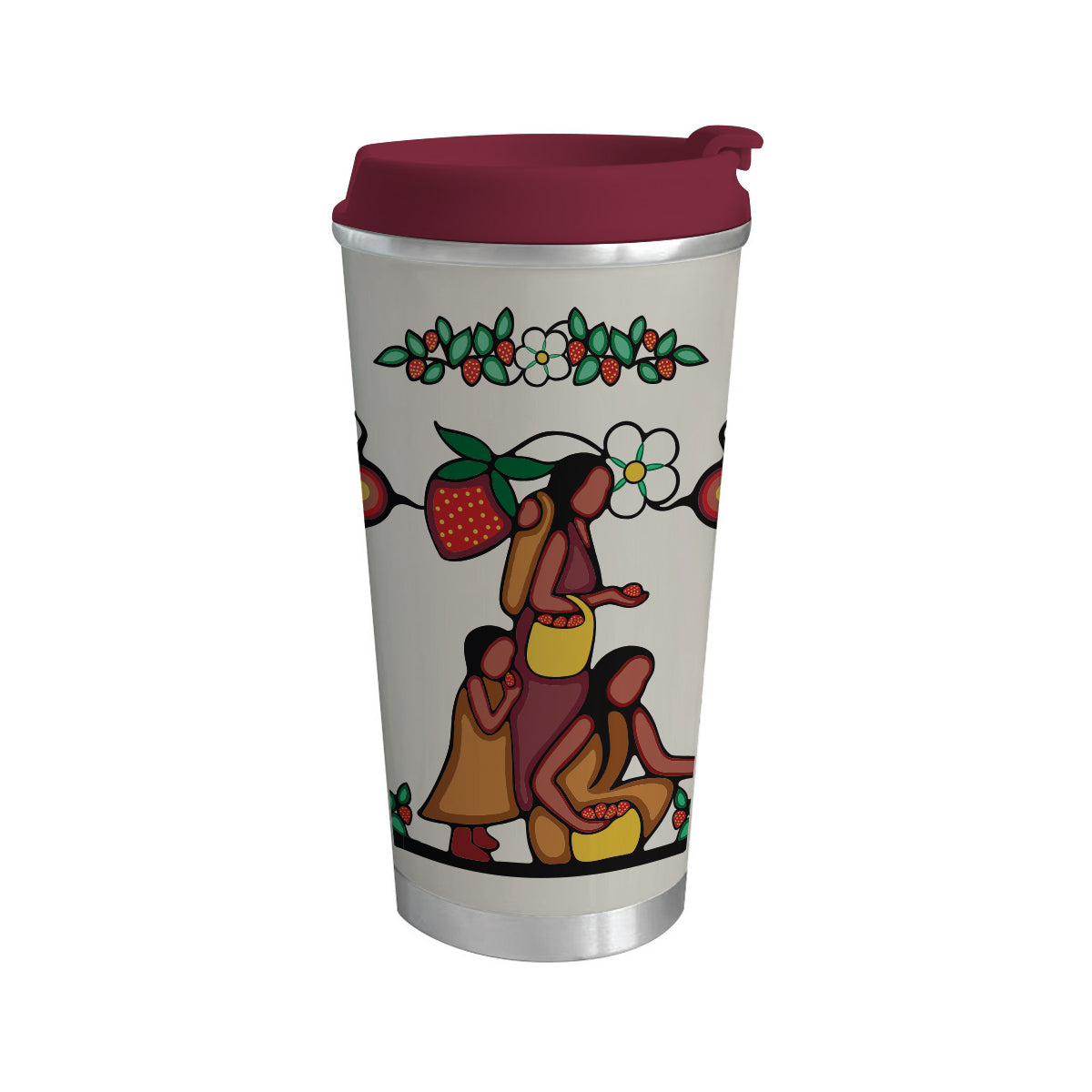 Indigenous Art Travel Mug, 18 oz