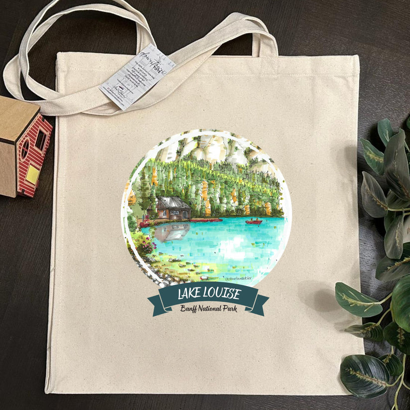 Artisan City Sketch Tall Tote - Alberta