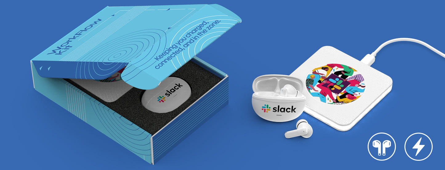 WorkFlow Kit - Charging Pad & Earbuds Set