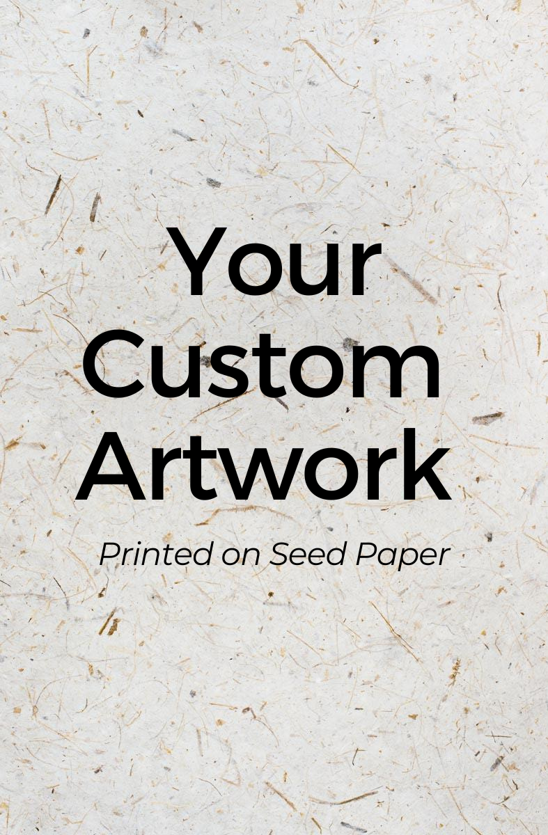 Customized Seed Paper Notecard (Double-Sided)