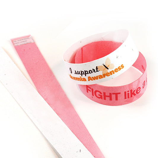 Brandable Plant-able Seed Paper Wristbands