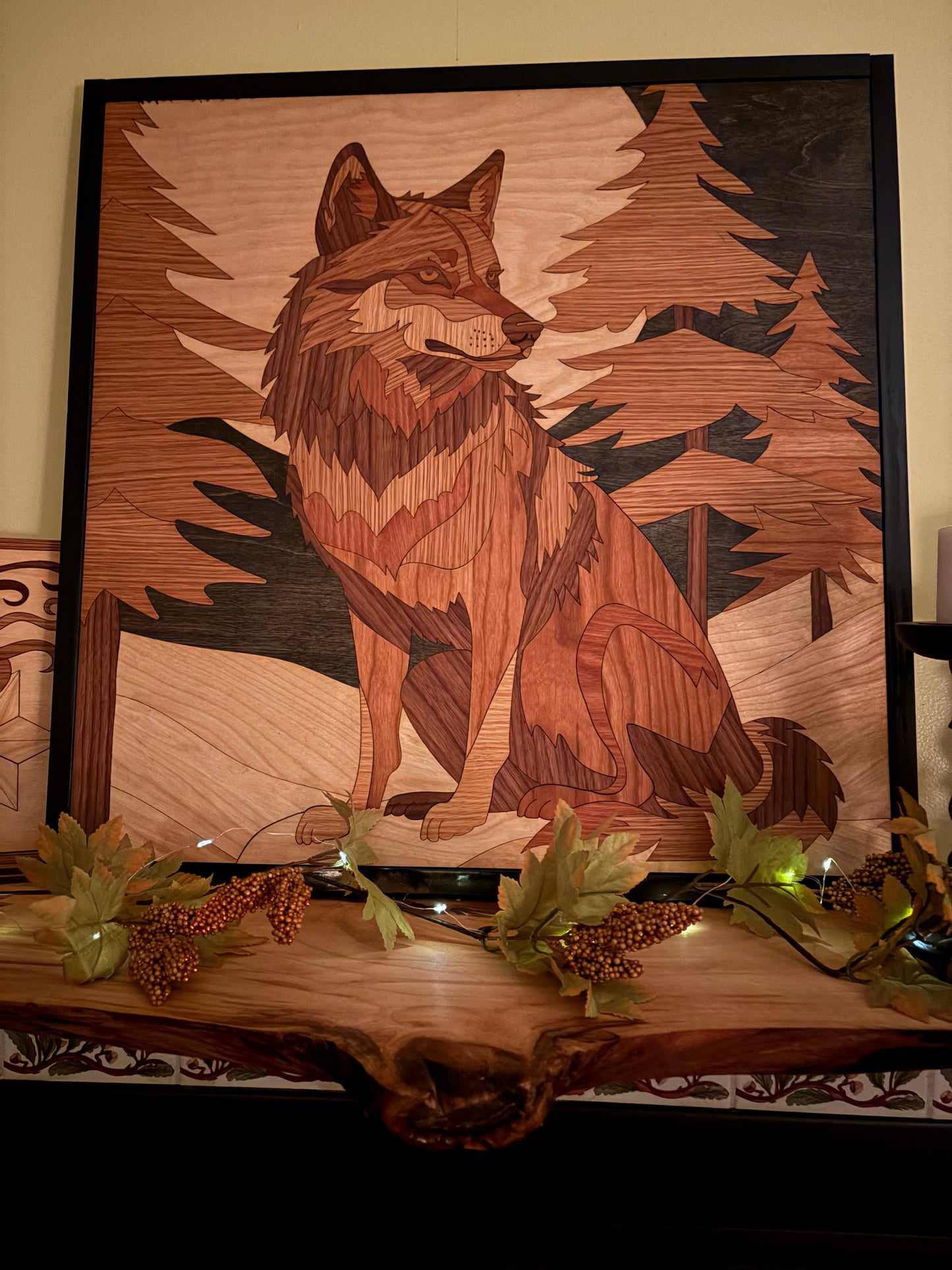 Nature Wood Art Feature/Ornament