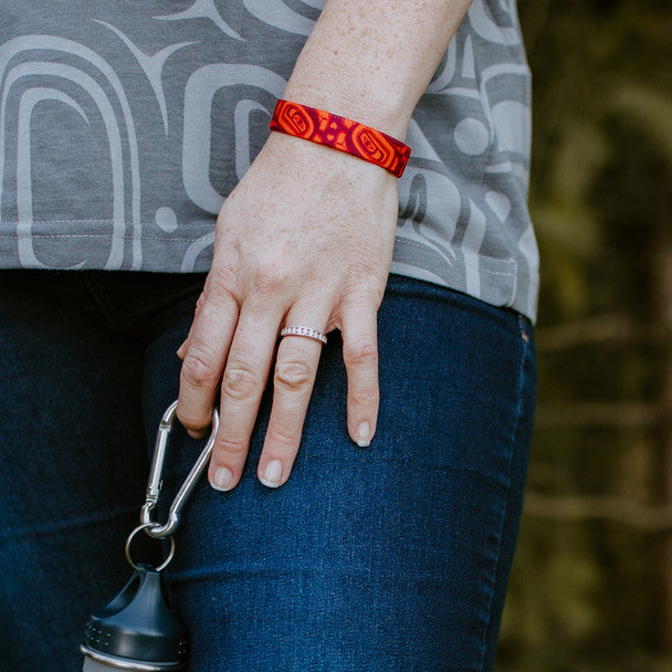 Indigenous Art Every Child Matters Reversible Wristband