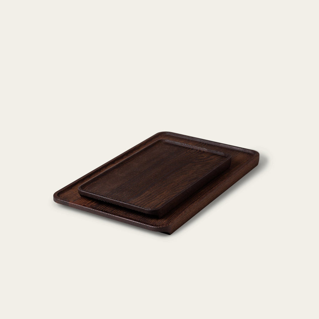 Dark Ash Serving Board Set