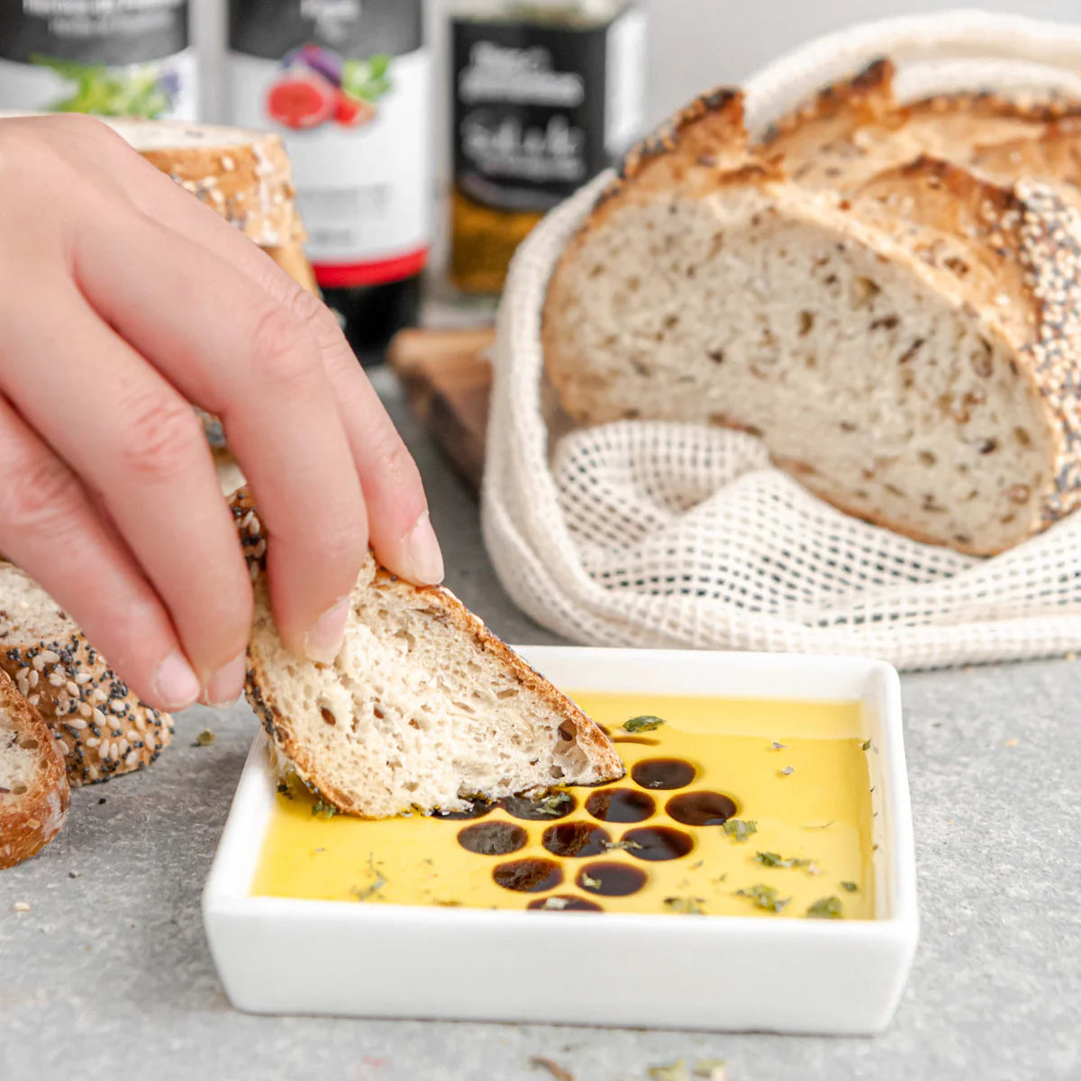 Olive Oil & Balsamic Dipping Plate