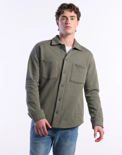 Brandable Organic Fleece Overshirt - Made in Canada