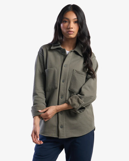 Brandable Organic Fleece Overshirt - Made in Canada