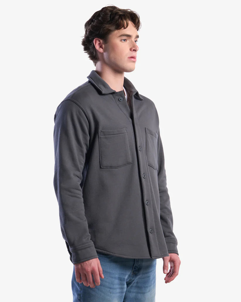Brandable Organic Fleece Overshirt - Made in Canada