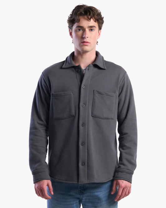 Brandable Organic Fleece Overshirt - Made in Canada