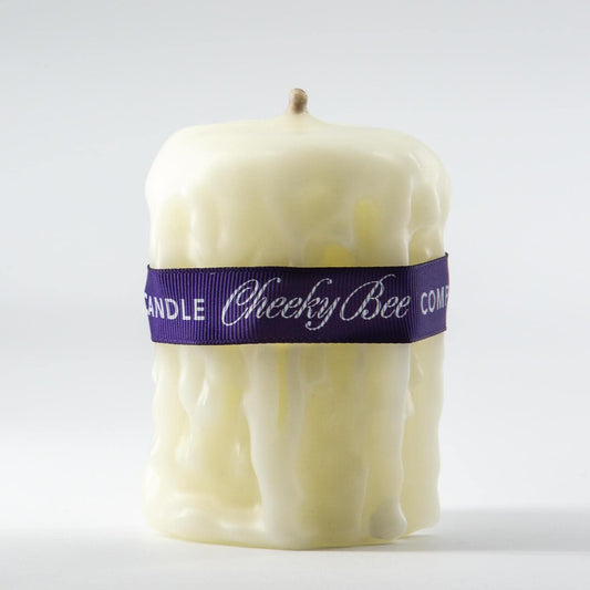 Signature Drip Pillar Beeswax Candle