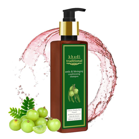 Khadi Traditional Amla & Bhringraj Conditioning Shampoo