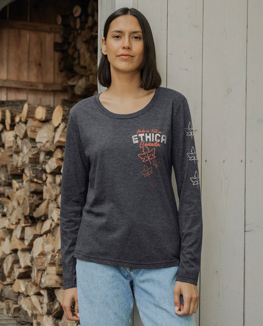 Women's long sleeve t-shirt - Made in Canada