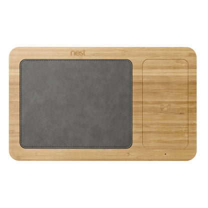 Bamboo Wireless Charging Mouse Pad
