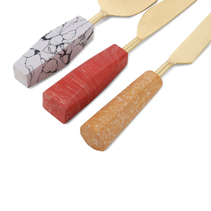 Multi Color Cheese Knife Set - Charcuterie Knives