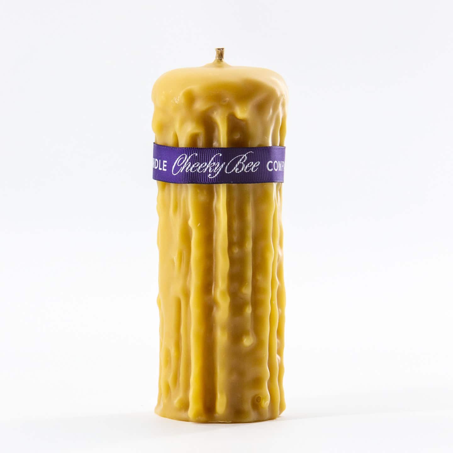 Signature Drip Pillar Beeswax Candle