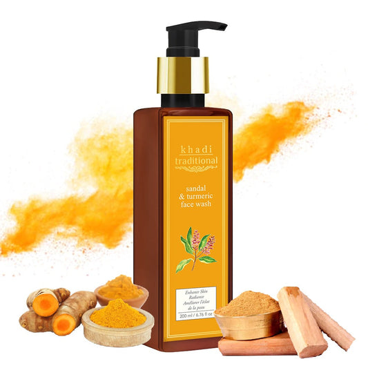 Khadi Traditional Sandal & Turmeric Face Wash