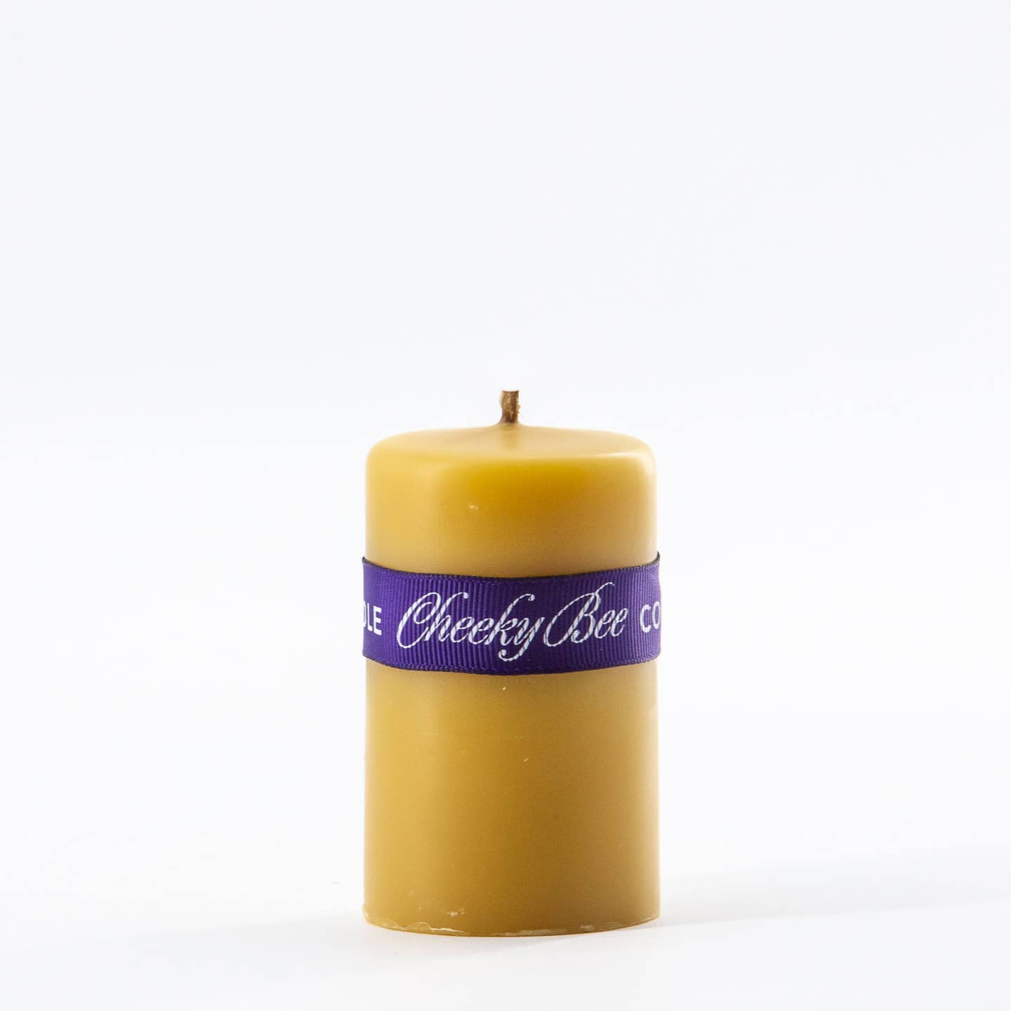 Traditional Smooth Pillar Beeswax Candle