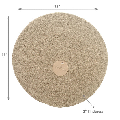 Wave Braided Round Placemat