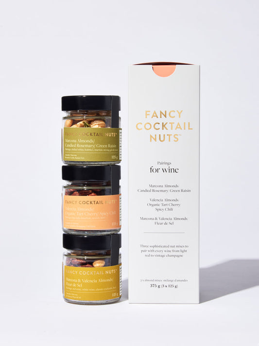 Fancy Cocktail Nut Trio For WINE