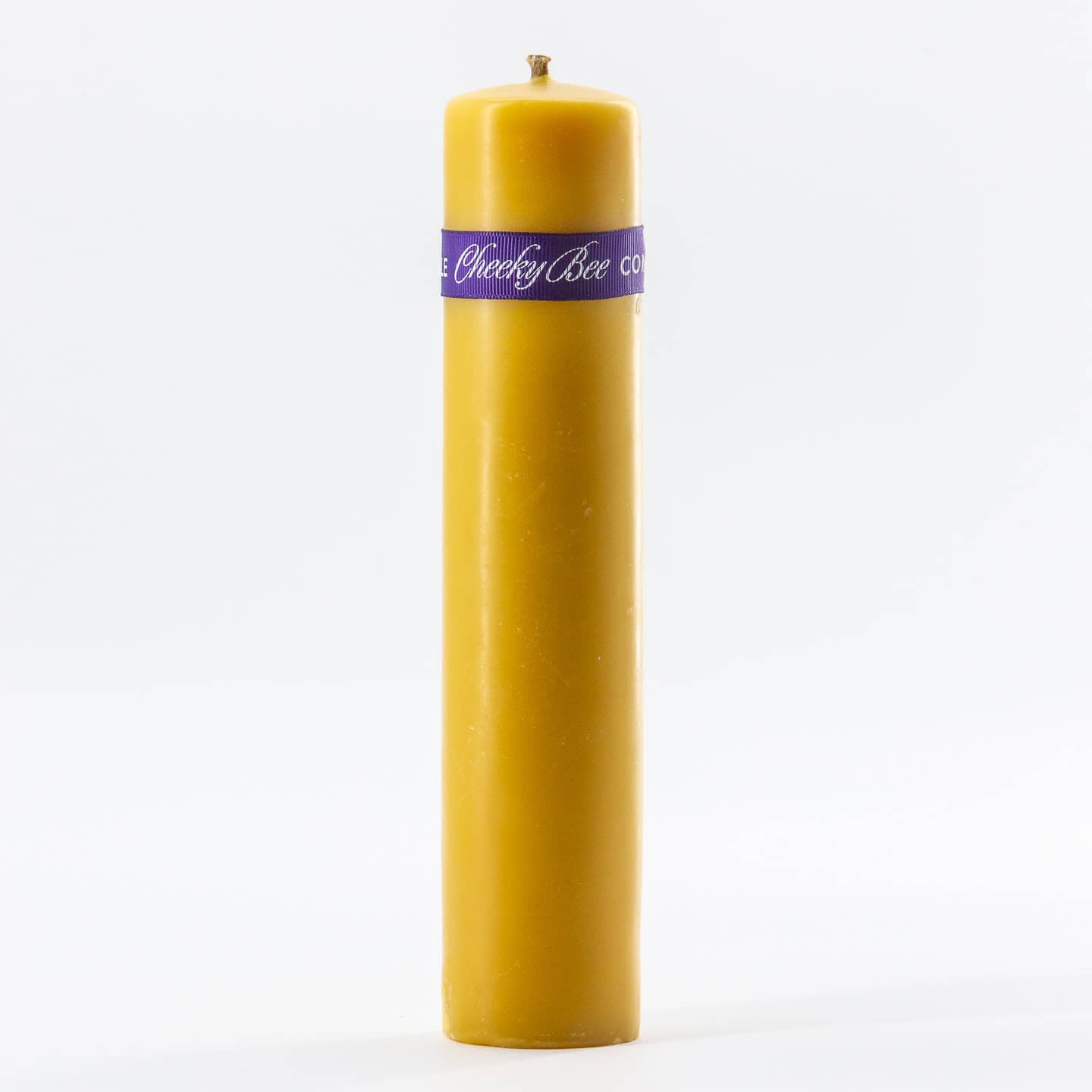 Traditional Smooth Pillar Beeswax Candle