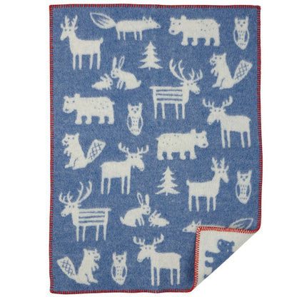 Forest - 100% Lambswool Baby Blanket