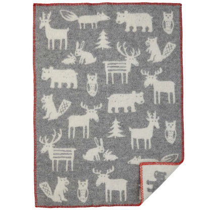 Forest - 100% Lambswool Baby Blanket