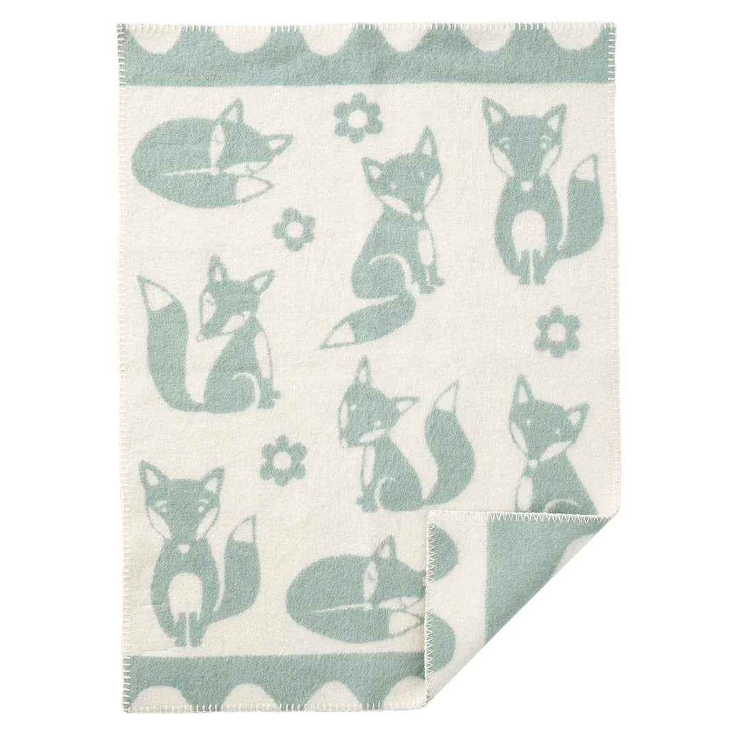 Fox Lambswool Baby Blanket