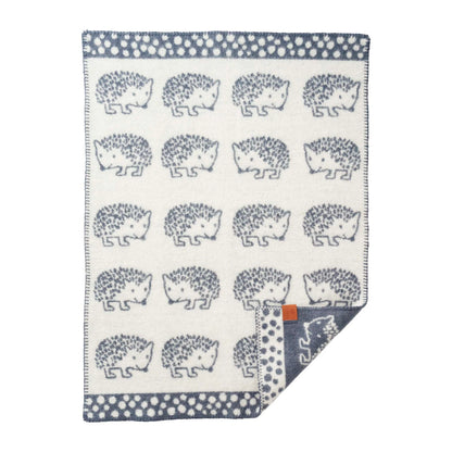 Hedgehog - 100% Lambswool Baby Blanket