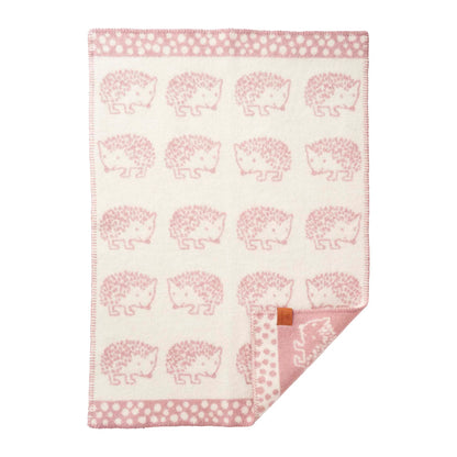 Hedgehog - 100% Lambswool Baby Blanket