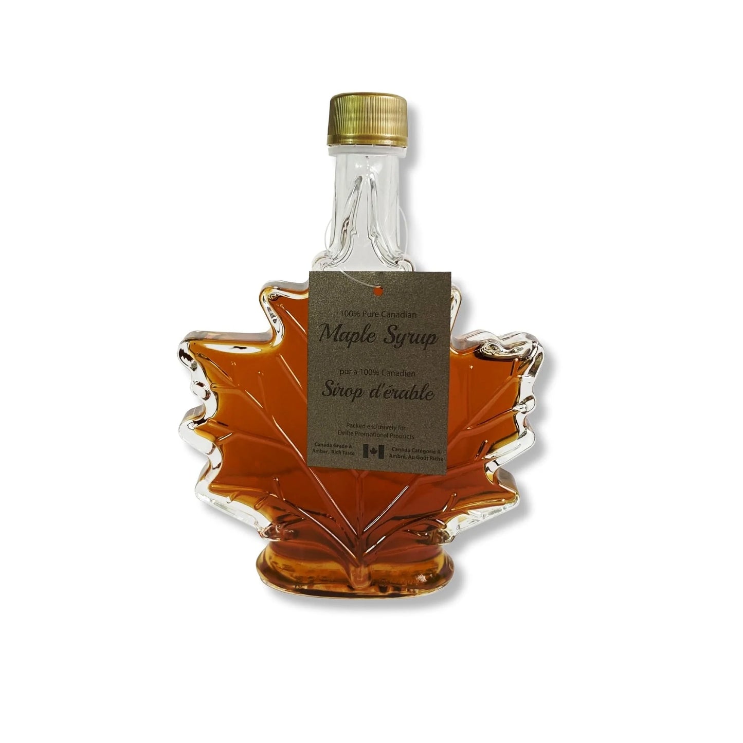 Branded 100ml Maple Syrup In Maple Leaf Bottle