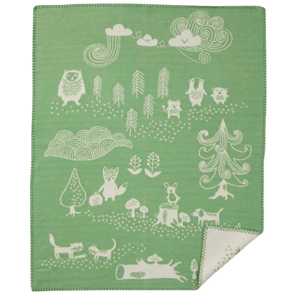Little Bear - 100% Organic Brushed Cotton Baby Blanket