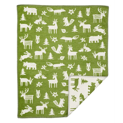 Forest - 100% Organic Brushed Cotton Baby Blanket
