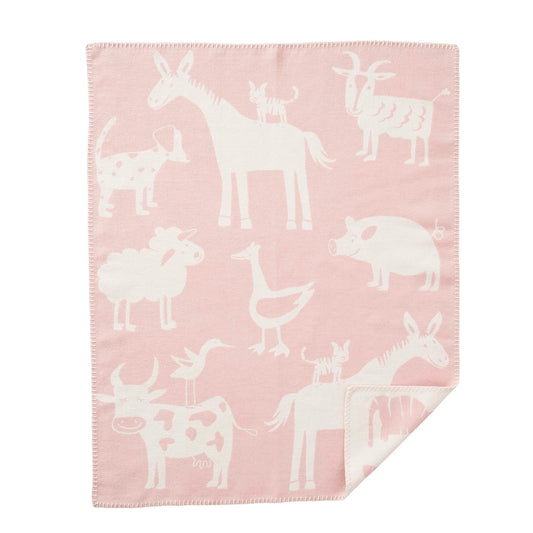 Farm - 100% Organic Brushed Cotton Baby Blanket