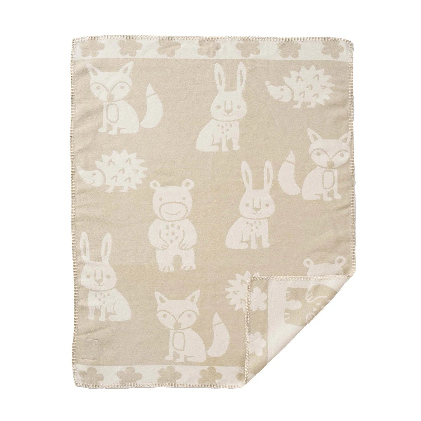 Smile - 100% Organic Brushed Cotton Baby Blanket