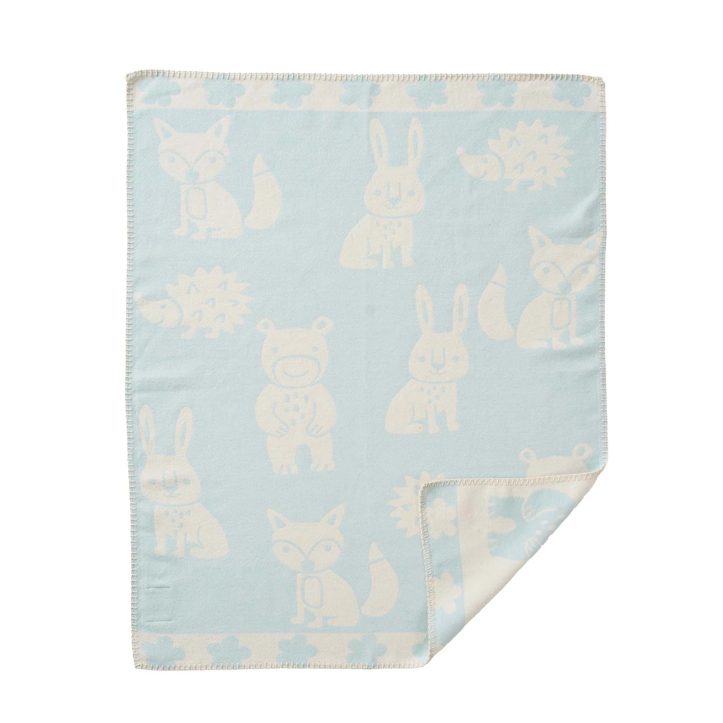 Smile - 100% Organic Brushed Cotton Baby Blanket