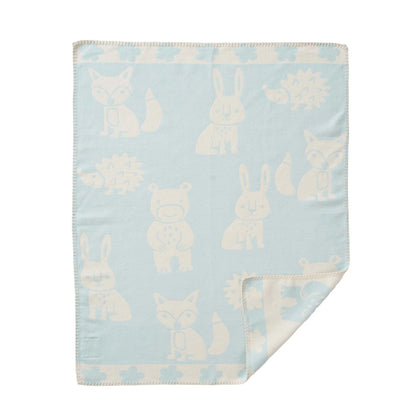 Smile - 100% Organic Brushed Cotton Baby Blanket
