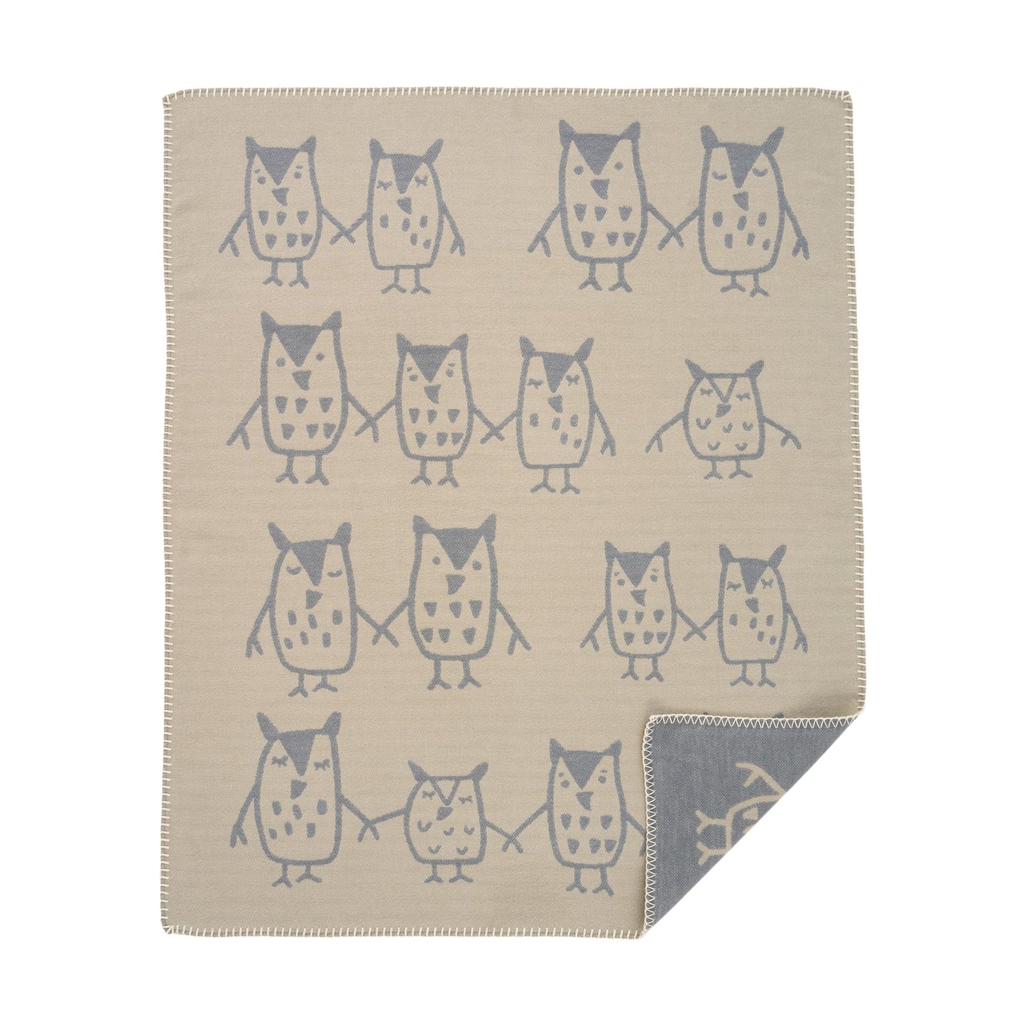 Hand in Hand - 100% Organic Brushed Cotton Baby Blanket