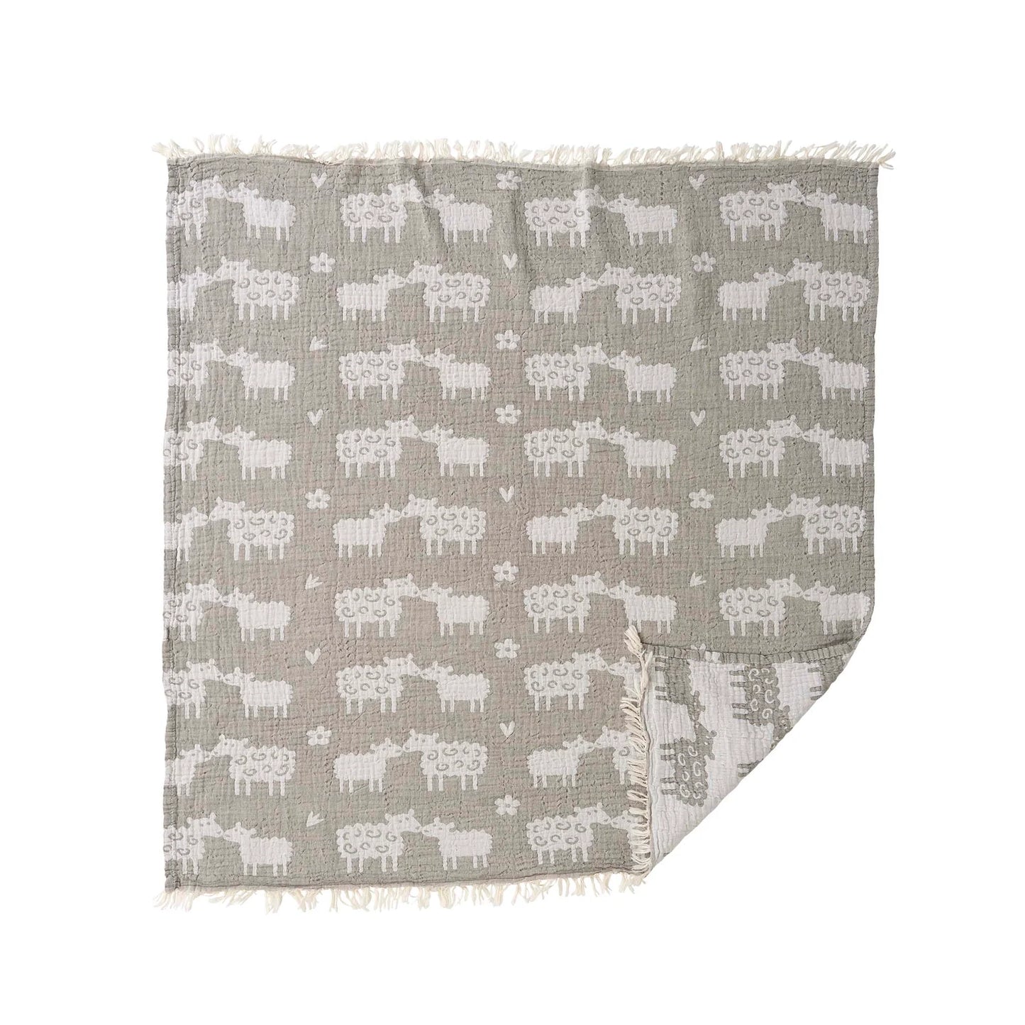 Light 100% Cotton Muslin Baby Blanket