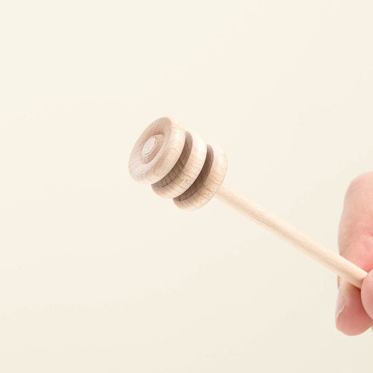 Wooden honey dipper