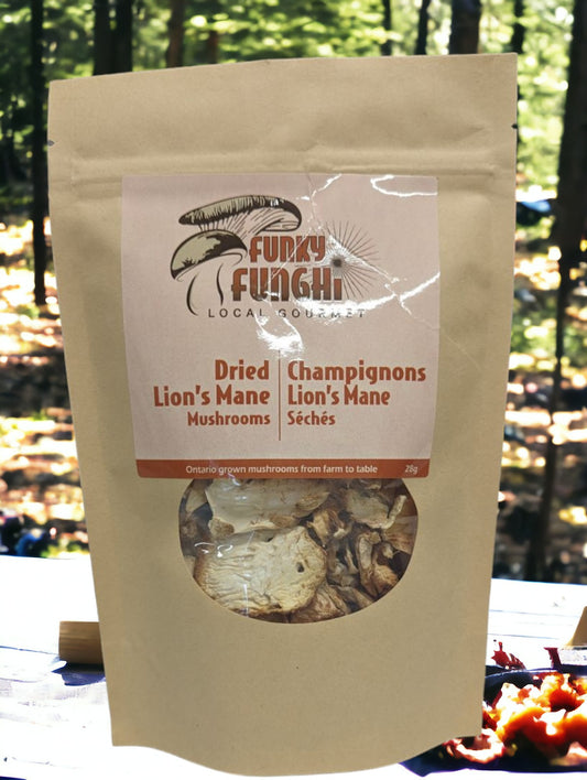 Lions Mane Dried Mushrooms