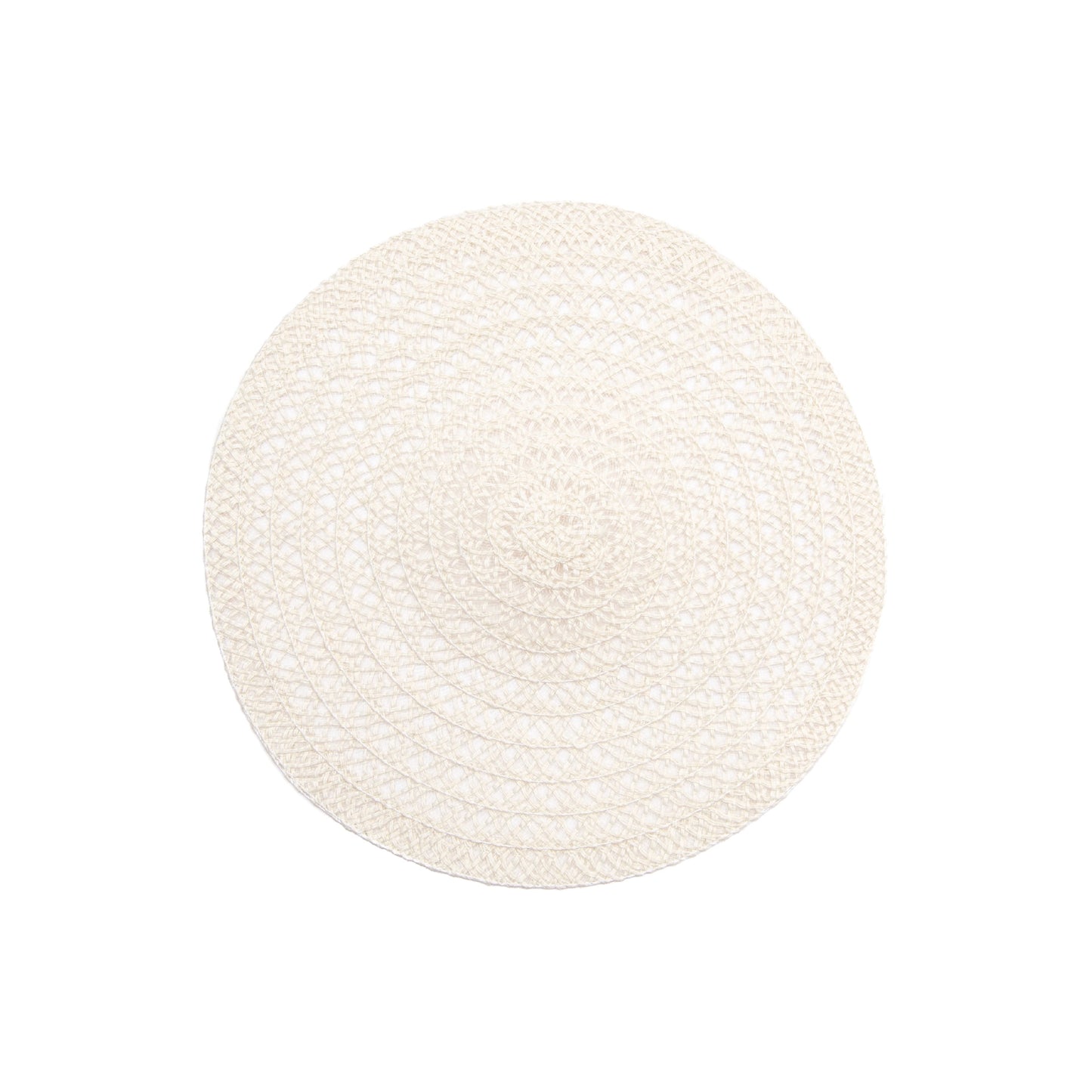 Woven Jute Round Placemat Lattice