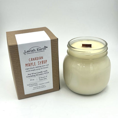 100% Soy Wax Candles with Crackling Wood Wicks