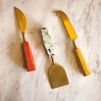 Multi Color Cheese Knife Set - Charcuterie Knives